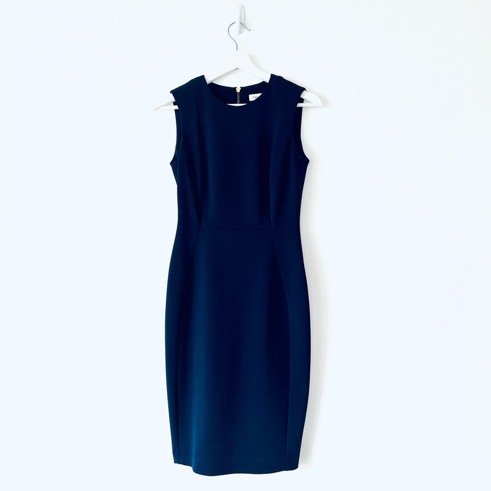 Calvin Klein Casual Navy Blue Dress